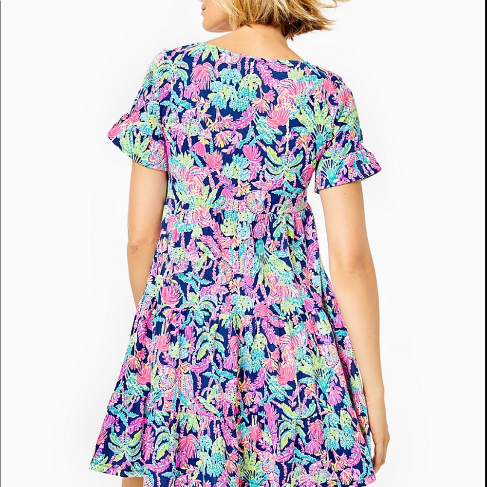 Jodee short sleeve swing dress